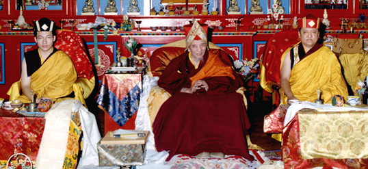 XVII Karmapa, Čobgjė Tričenas Rinpočė ir Šamaras Rinpočė