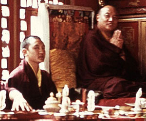 Jo Šventenybė XVI Karmapa ir XIV Kunzigas Šamaras Rinpočė 