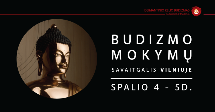 Budizmo mokymų ir meditacijos savaitgalis Vilniuje spalio 4-5 dienomis