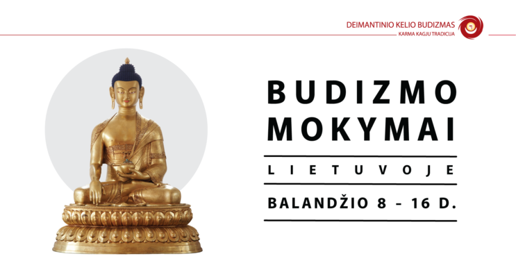 Budizmo mokymai balandžio 8 – 16 dienomis