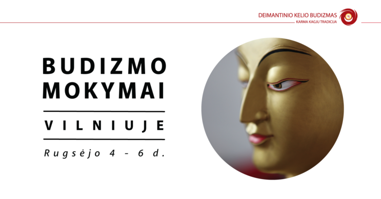 Budizmo mokymai rugsėjo 4 – 6 dienomis