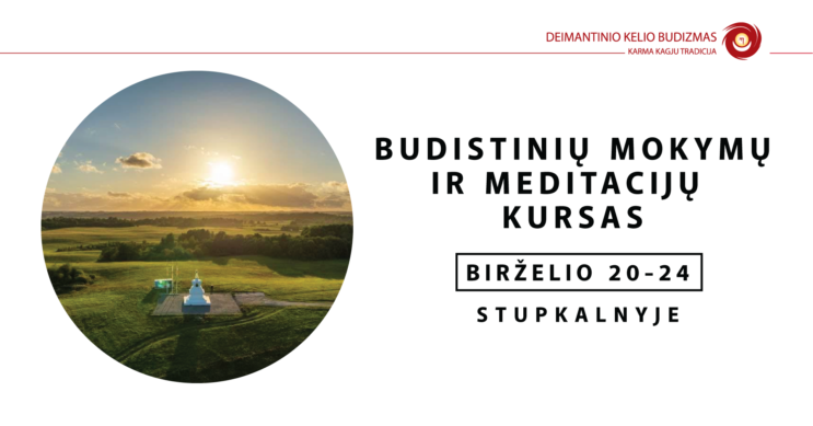 Budizmo mokymų ir meditacijos kursas Stupkalnyje