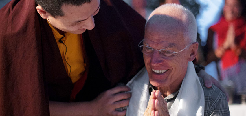 Tajė Dordžė, Jo Šventenybė XVII Karmapa, su Lama Ole Nydahlu