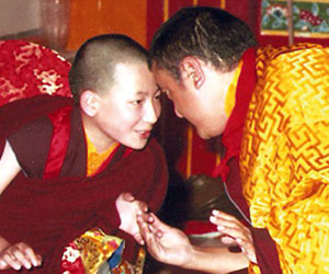 Šamaras Rinpočė atpažino Trinlėjų Taję Dordžę esant XVII Karmapa