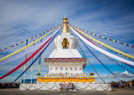 Lietuvoje pastatyta pirma budistinė Stupa