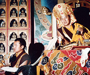 Jo Šventenybė XVI Karmapa ir XIV Kunzigas Šamaras Rinpočė