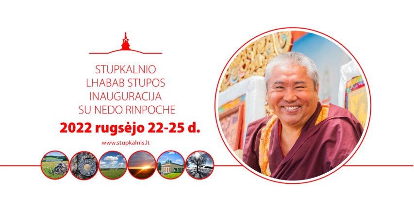 Stupkalnio Lhabab Stupos inauguracija su Nedo Rinpoche