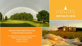 Budistinės meditacijos ir mokymų kursas Stupkalnyje